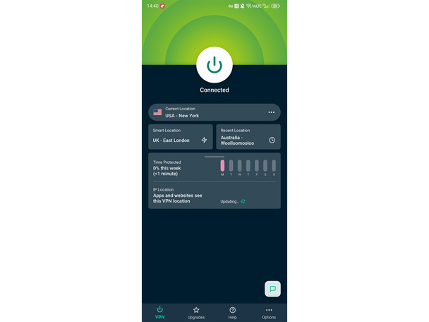 ExpressVPN screenshot indybest